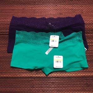 NWT- set of 2 Free people cotton bodyshorts